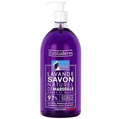 Evoluderm EVOLUDERM® LAVANDE SAVON NATUREL DE MARSEILLE. CORPS ET MAINS - Authentic Skincare Treatment