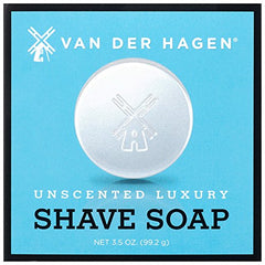 Van Der Hagen Unscented Luxury Shave Soap