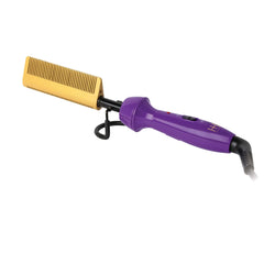 Hot & Hotter Ceramic Electrical Pressing Comb - Double Teeth #5966
