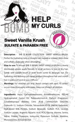 She Is Bomb Collection Sweet Vanilla Krush Leave-In Curl Definer