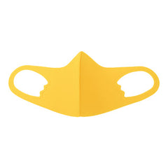 Kids Reusable 3D Face Mask - Yellow