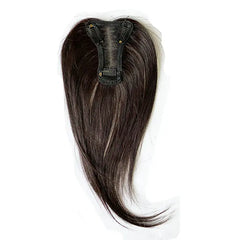 Natural Way 10" Hand Made 100% Human Hair Topper / Middle Side Part