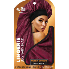 Ms. Remi Lingerie Wide Edge Silky Braid Bonnet Ultra Jumbo - Assorted #3685