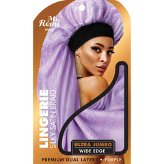 Ms. Remi Lingerie Wide Edge Silky Braid Bonnet Ultra Jumbo - Assorted #3685
