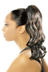 Magic Gold Drawstring Ponytail Dahlia