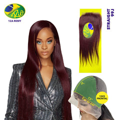 Rio 100% Virgin Human Hair Straight 13x5 Frontal - #99J