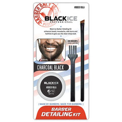 Black Ice Barber Detailing Kit - Black