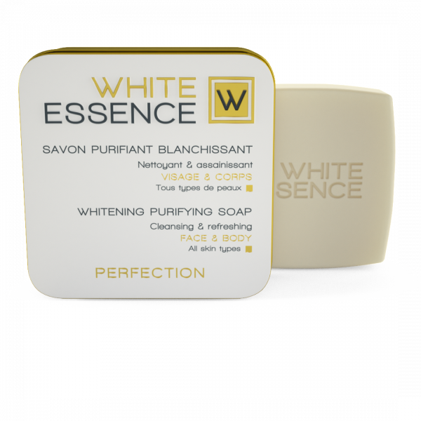Premium Beauty WHITE ESSENCE® PERFECTION SAVON Purifiant Blanchissant - Authentic Skincare Treatment