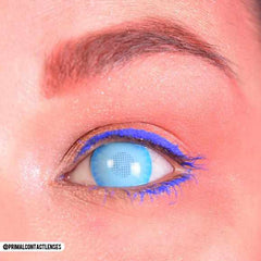 PRIMAL ® Saiyan - Blue Cosplay Colored Contact Lenses
