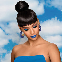 SLEEK STYLE BUN & BANGS