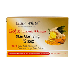 Clair White CLAIR WHITE® KOJIC Curcuma et Gingembre SAVON Clarifiant - Authentic Skincare Treatment