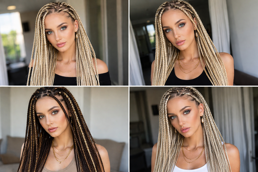Effortless Box Braids for Straight & Fine Hair