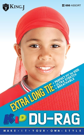 Kids Extra Long Tie Du Rag Assorted #050