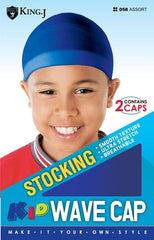 Kids Stocking Wave Cap Assorted #058