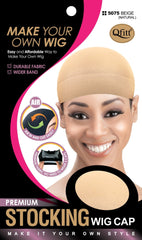 Qfitt Premium Stocking Wig Cap #5075 Beige