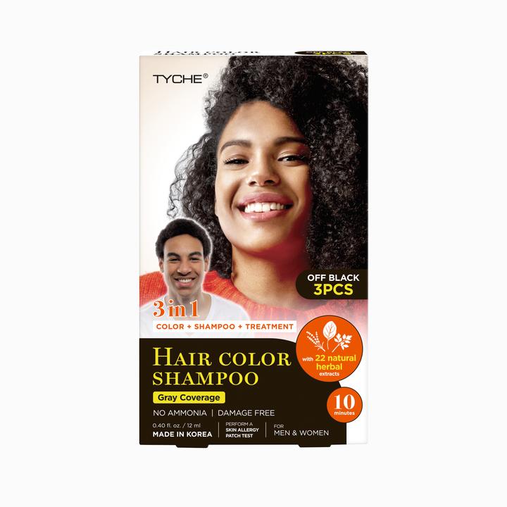 Nicka K Tyche Magic Hair Color Shampoo - Off Black