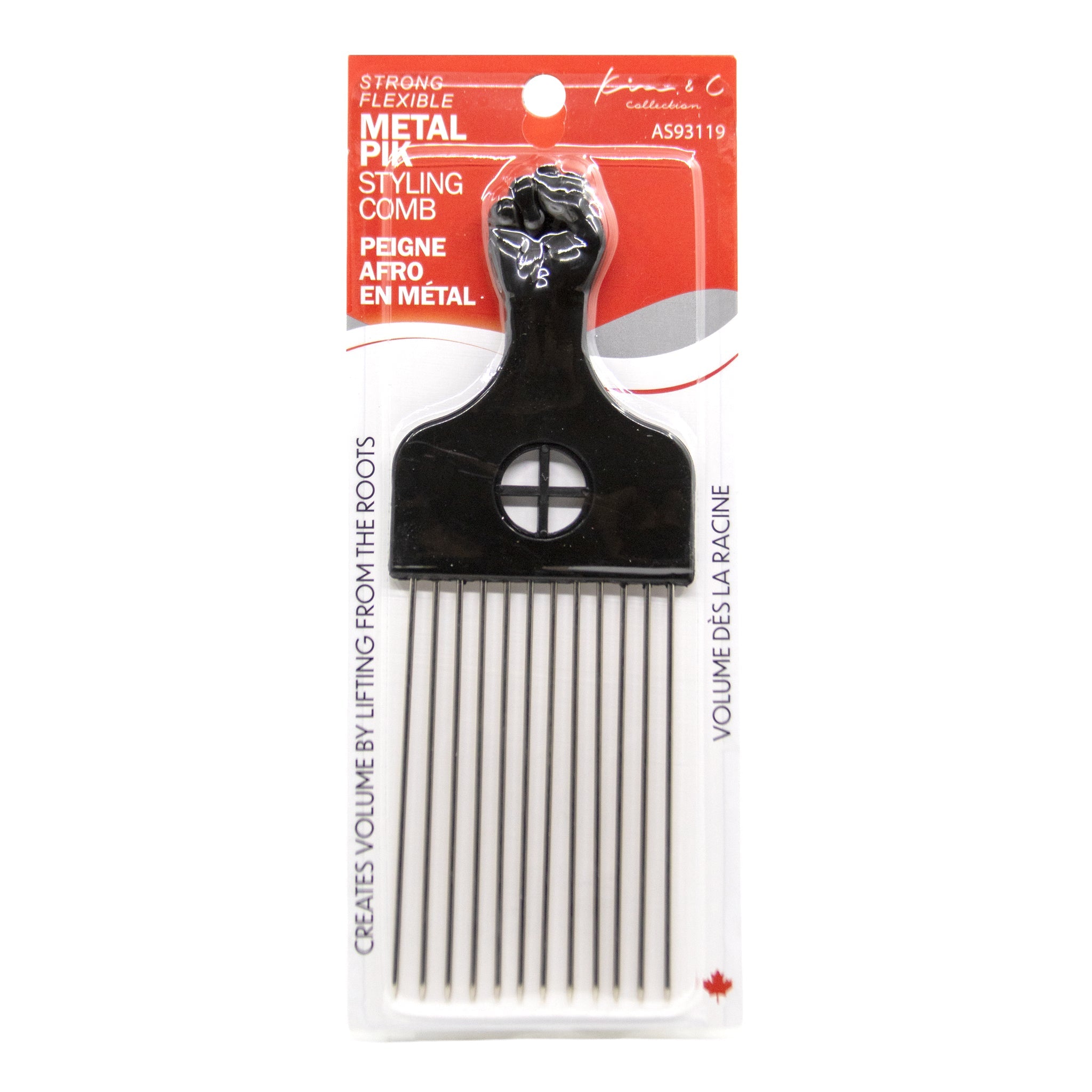 KIM & C Metal Pik Styling Comb