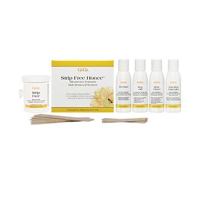 GiGi All Strip Free Honee Microwave Formula Hair Removal Kit