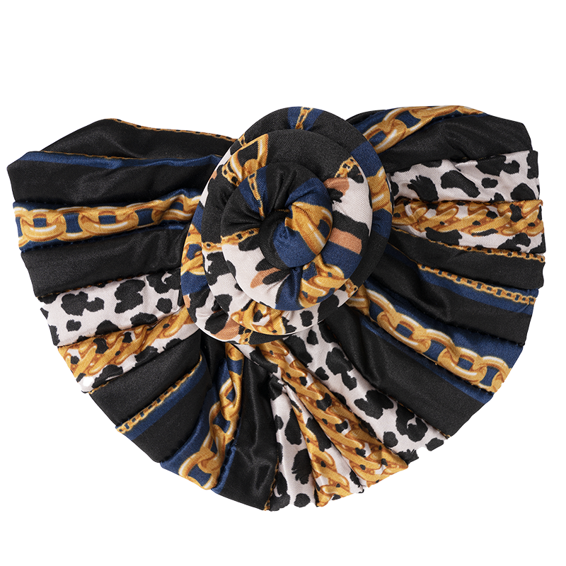 Ms. Remi Silky Top Knot Pre-Tied Turban Head Scarf -  Assorted #3678