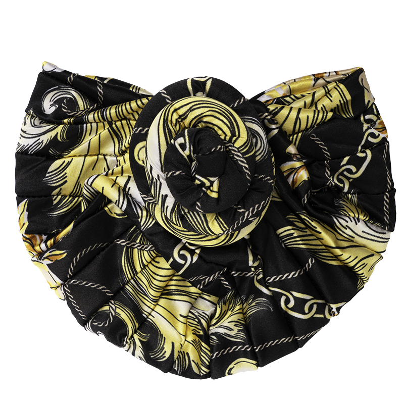 Ms. Remi Silky Top Knot Pre-Tied Turban Head Scarf -  Assorted #3678