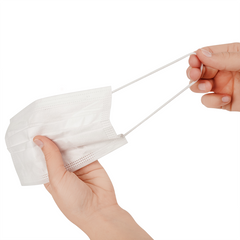 Annie Kids Sterile Face Masks with Elastic Earloops - White #3765