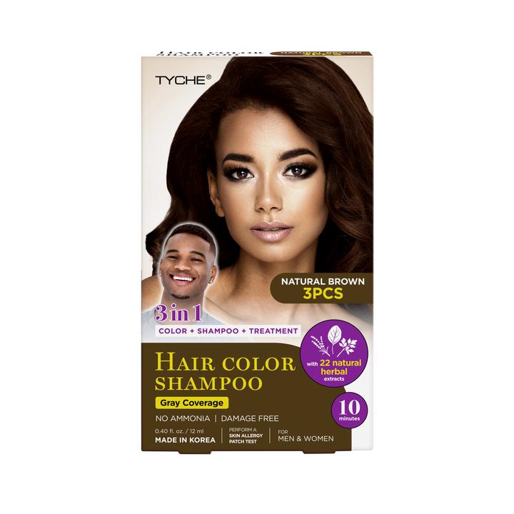 Nicka K Tyche Magic Hair Color Shampoo - Natural Brown