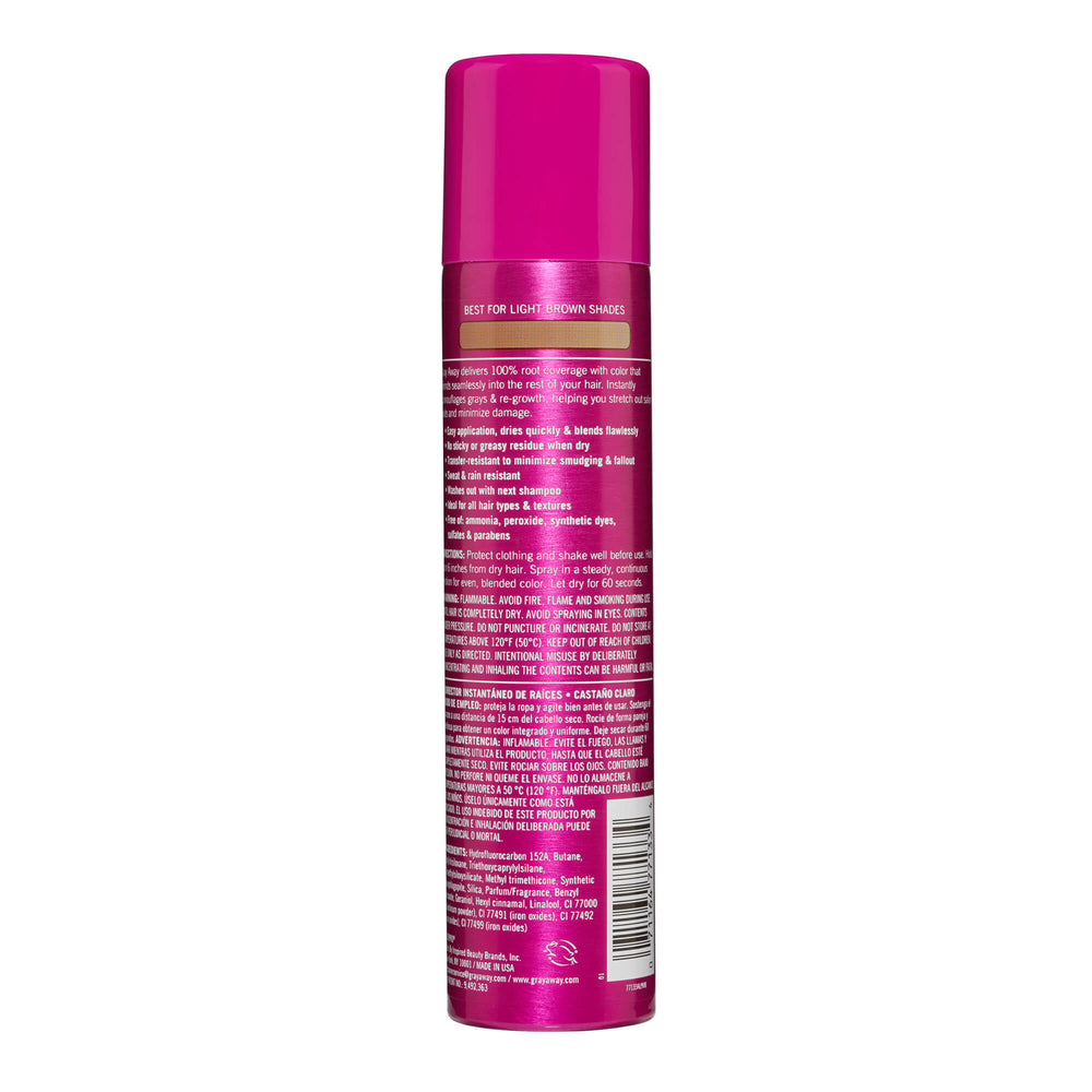 EverPro Gray Away Instant Root Cover Up Spray - Light Brown