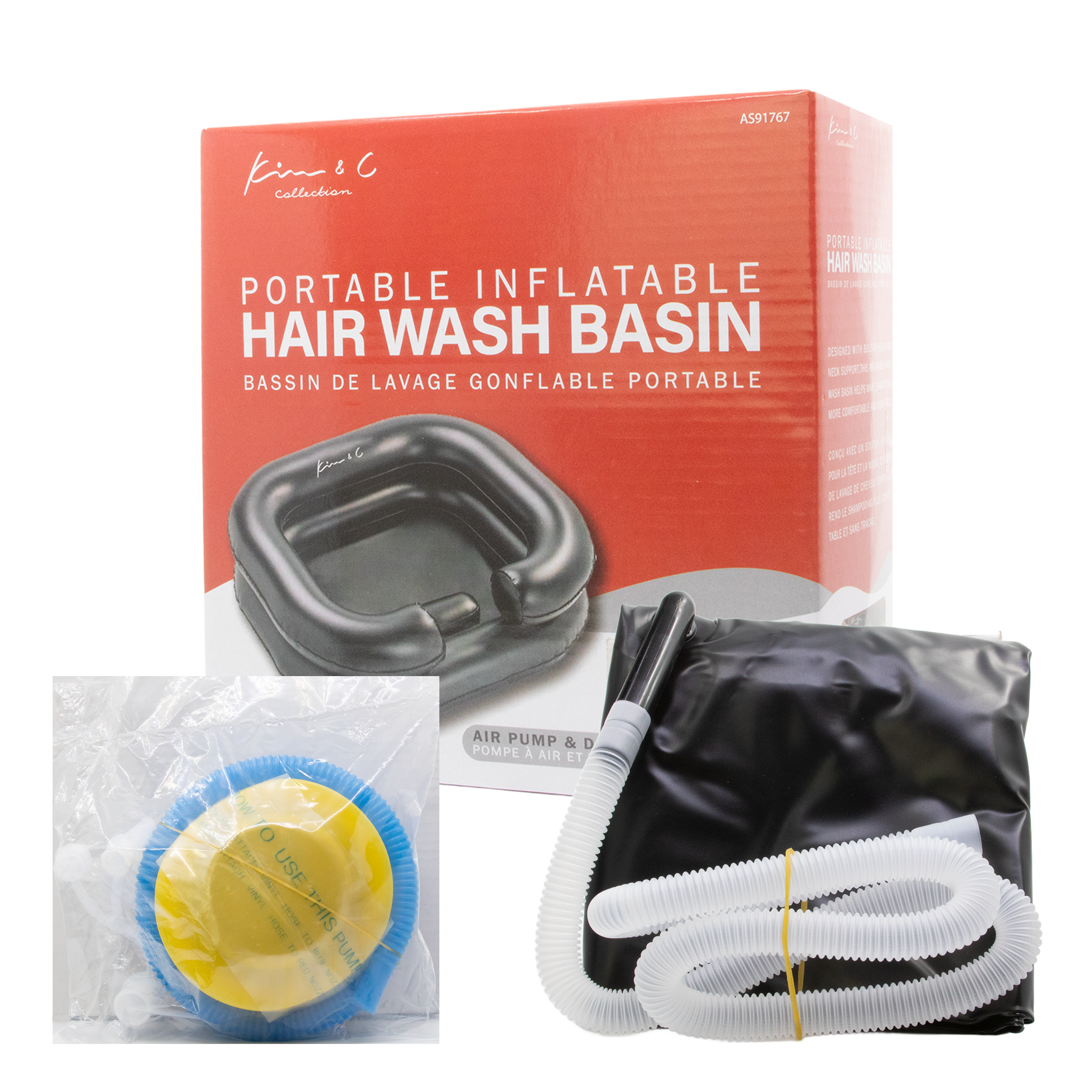 Kim & C Inflatable and Portable Hair Wash Basin