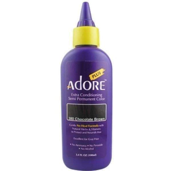 Adore Plus Hair Color For Gray Hair - 380 Chocolate Brown