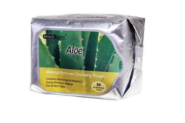 Beauty Treats Makeup Remover Cleansing Tissues - Aloe