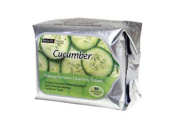 Beauty Treats Makeup Remover Cleansing Tissues - Cucumber