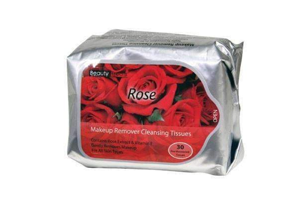 Beauty Treats Makeup Remover Cleansing Tissues - Rose