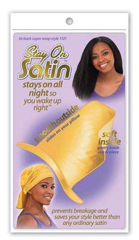 Stay On Satin Tie Back Super Wrap - Style 1101 Assorted