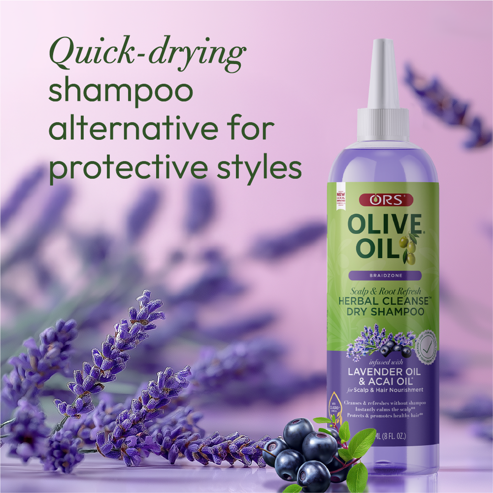 ORS Olive Oil Herbal Cleanse Dry Shampoo for Scalp & Hair Nourishment