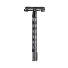 Van Der Hagen Traditional Long Handle Safety Razor - Gun Metal