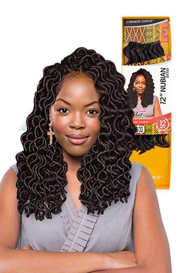Magic Gold Nubian Braid 12"