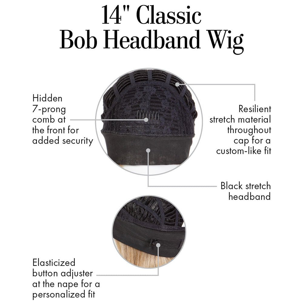 14IN CLASSIC BOB HEADBAND WIG