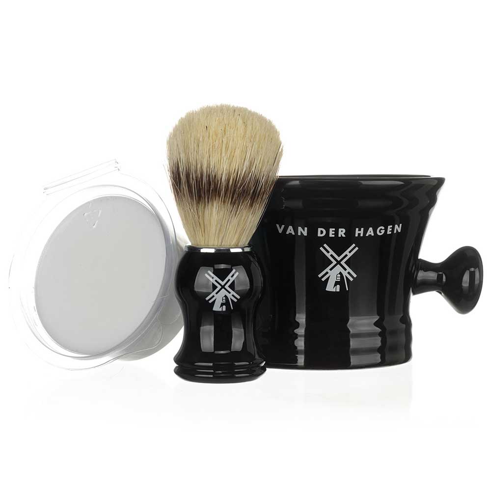 Van Der Hagen Boar Shave Set