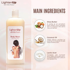 LightenUp Milk Protein Shower Gel 1000ml