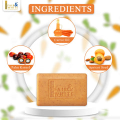 Fair and White Original Carrot Exfoliating Soap 200g