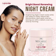Lighten Up Flaw-Less Night Cream 50g