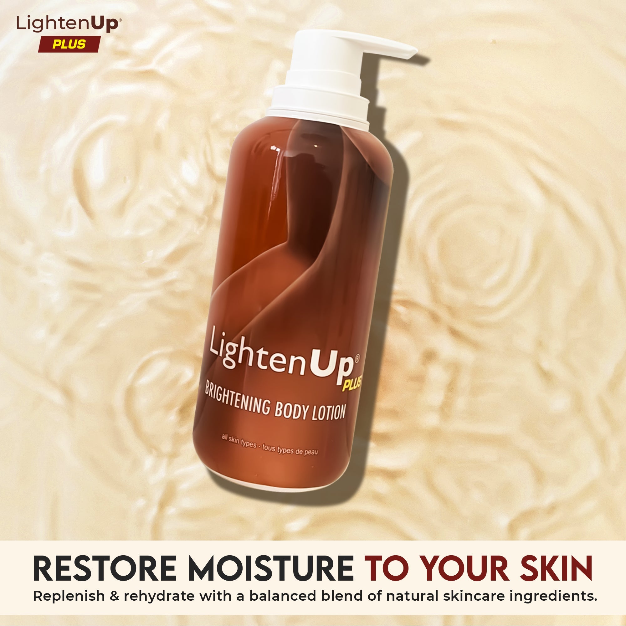 LightenUp Plus Brightening Body Lotion 400ml / 14.2 fl oz