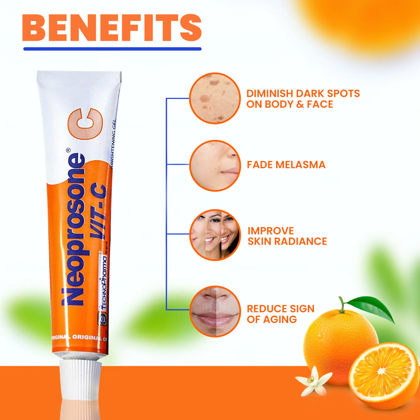 Neoprosone Brightening Gel with Vitamin "C" 30g