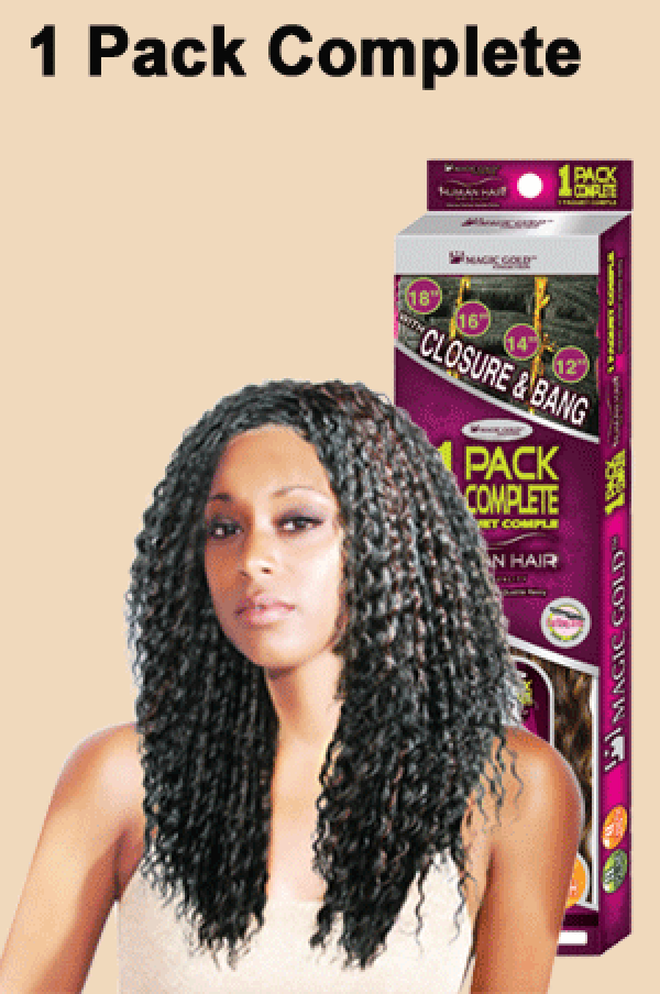 Magic Gold "Complete Pack" Human Hair Weave Jazz 6pcs