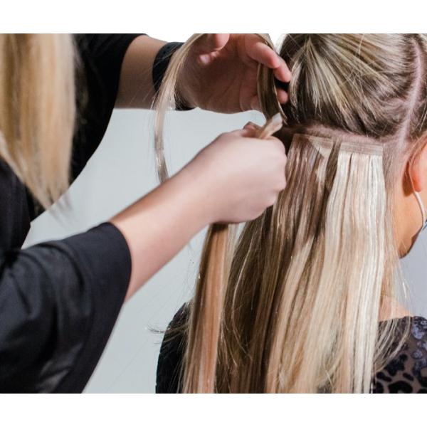 HALO 100% Remy Human Hair Euro Tape In Extensions 18"