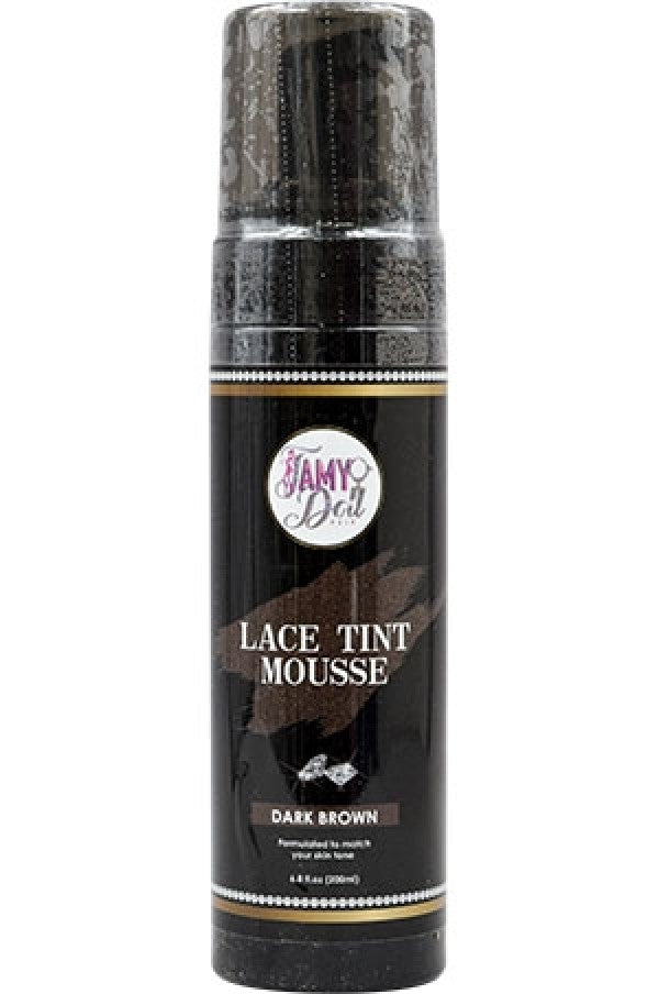 Tamy Doll Hair Lace Tint Mousse - Dark Brown
