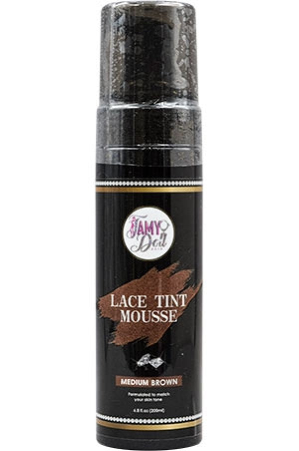 Tamy Doll Hair Lace Tint Mousse - Medium Brown