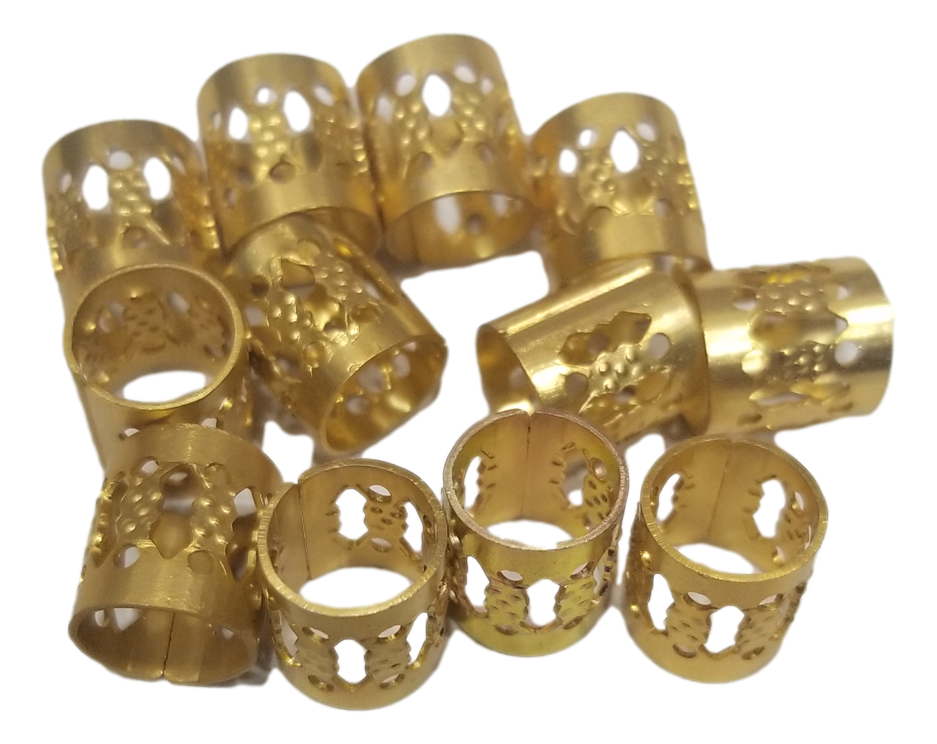 Hair & Nail Braid Accessories - Gold