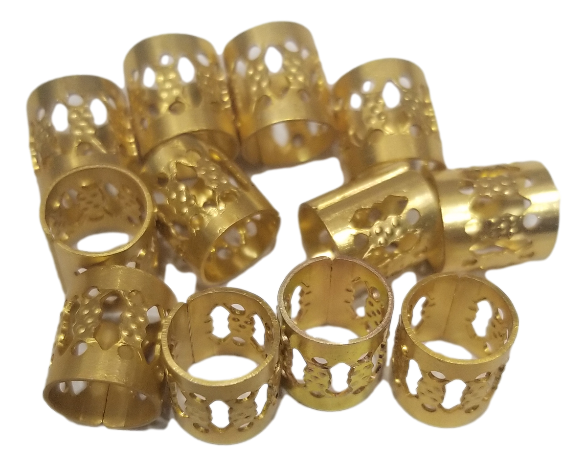 Hair & Nail Braid Accessories - Gold