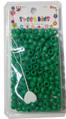 Sweet Kids Hair Beads - Green #1985